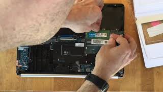 How to Upgrade Memory in HP Laptop without User Removable Battery DDR42400 SODIMM  HP 14df0013cl [upl. by Silera]