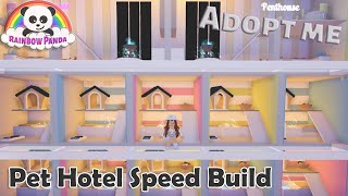 Adopt Me Speed Build  🐾Pet Hotel 🛌 Pet Room 🐶 [upl. by Idnas]