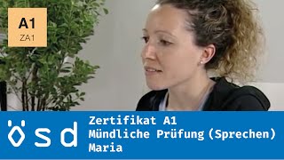 ÖSD Zertifikat A1 – Mündliche Prüfung Sprechen [upl. by Aihtnamas363]