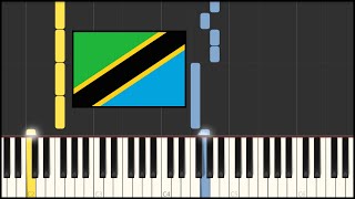 Tanzania National Anthem  Mungu Ibariki Afrika Piano Tutorial [upl. by Revlis]