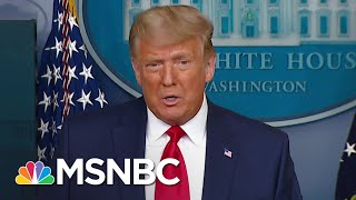 Trump Touts Stock Market Numbers After Dow Hits 30000 Amid Vaccine Transition News  MSNBC [upl. by Heuser696]