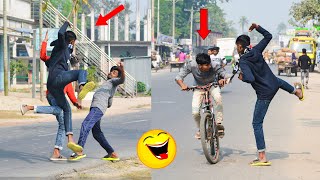 Slapping Prank on Public 2021  Try To Not Laugh Challenge 4Minute Fun [upl. by Erdnuaed]