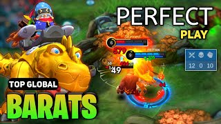 Barats Best Build 2024  Top Global Barats Gameplay  Mobile Legends [upl. by Galen]