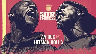 HITMAN HOLLA VS TAY ROC SMACK RAP BATTLE  URLTV [upl. by Varney]