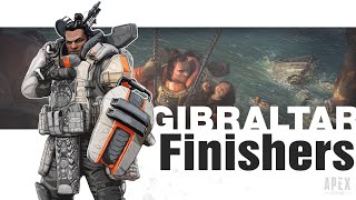 Apex legends Gibraltar finishers [upl. by Eserahs]