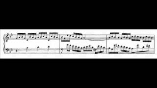 JS Bach  BWV 907  Fughetta Bdur  Bflat major [upl. by Yffat894]