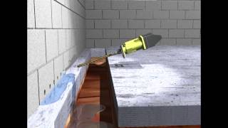 Basement Waterproofing  The Solution Animation [upl. by Annora87]