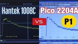 Hantek 1008C Vs Pico 2204A P1 [upl. by Aicilef]