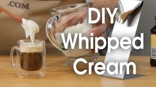 DIY whipped cream in 60 seconds [upl. by Elle]