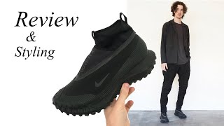 Nike ACG GORETEX quotMountain Flyquot  Review amp Styling [upl. by Nesto]