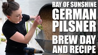 Homebrew German Pilsner Brewday and Recipe [upl. by Lyris583]