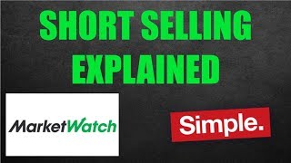 MarketWatch Stock Game Short Selling Explained For Beginners [upl. by Akinas]