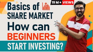 Stock Market For Beginners  How can Beginners Start Investing in Share Market  Hindi [upl. by Nosidda]