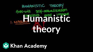 Humanistic theory  Behavior  MCAT  Khan Academy [upl. by Atiana]