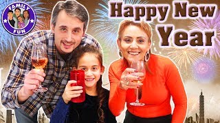 Silvesterparty Feier Spezial  wir tanzen die ganze Nacht  Family Fun [upl. by Lyckman]