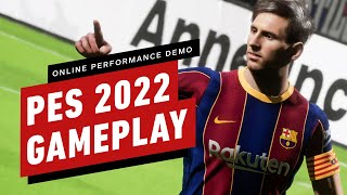 PES 2022 Online Performance Test Demo Gameplay [upl. by Ykciv]