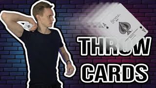 HOW TO THROW CARDS  Learn From The World Record Holder 2020 [upl. by Cranford]