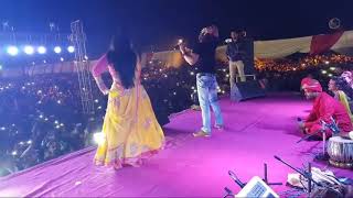 New Khesari lal yadav और काजल राघवानी का जबरदस्त new stage show program 2024 viral video [upl. by Akenet188]