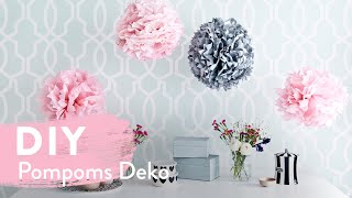 DIY Pompoms Deko zum Selbermachen  WESTWING DIYTipps [upl. by Ahsekyw]