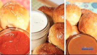 Stuffed Pretzel Bites 3 Ways [upl. by Ploch284]