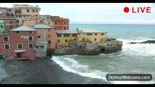 Live Webcam from Boccadasse  Italy [upl. by Kenlee1]