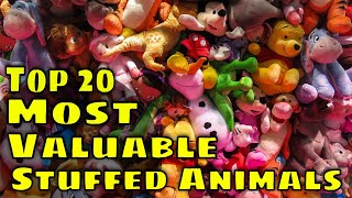 Top 20 Most Valuable Vintage Stuffed Animals And Plush [upl. by Ydnim]