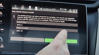 20192021 Honda Insight Updating the GPS maps again [upl. by Porush904]