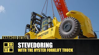 Stevedoring Forklift – Hyster® Special Truck Engineering [upl. by Arbua417]