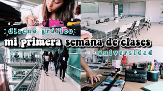 MI PRIMERA SEMANA EN LA UNIVERSIDAD  uni vlog ✨ [upl. by Halyak220]