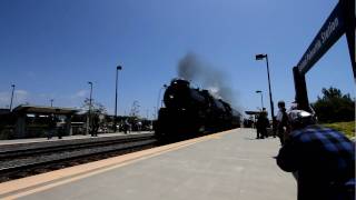 Santa Fe 484 Steam Locomotive 3751 High Speed Pass in 1080p [upl. by Winfield]