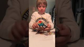 Kid pulls a CHARIZARD VMAX from 5 Pokémon card Pack  pulling from Darkness Ablaze [upl. by Hammel]