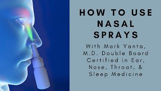 How to use nasal sprays [upl. by Trebbor]