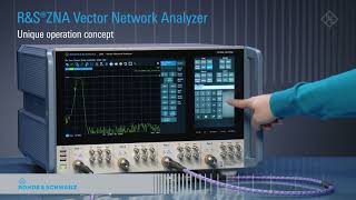 RampS ZNA Vector Network Analyzer Unique operation concept [upl. by Ssej]