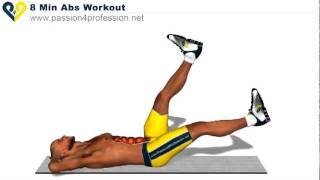 Vezbe za savrsen stomak 8min ABS WORKOUT [upl. by Balbinder]