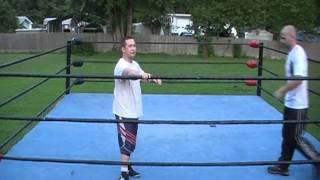 Dropkick  How to do a Pro Wrestling Dropkick [upl. by Leisha]