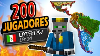 👉 200 Jugadores Escapan de LATINOAMERICA  Minecraft Reto [upl. by Nonnac468]