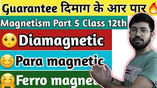 Magnetism04 Diamagnetism Paramagnetism amp Ferromagnetism material What is diamagnetic Paramagnetic [upl. by Platus]