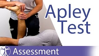 Apleys Test  Meniscus Injury [upl. by Eannej]