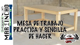 Como Construir una Mesa de Trabajo [upl. by Aleira]