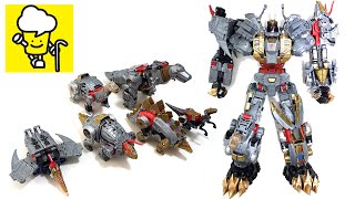 Transformer Dinobot Volcanicus Combiner War Grimlock Slug Swoop Snarl Sludge [upl. by Annabel]