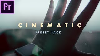 FREE Cinematic Preset Pack for Premiere Pro CC 2018  4K Crop Bars [upl. by Garneau]