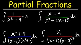 Integration By Partial Fractions [upl. by Olivier]