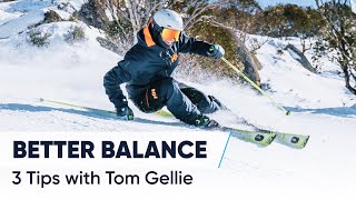 HOW TO SKI STEEPER SLOPES  3 Tips For Better Balance [upl. by Zednanref535]