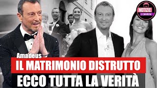 Amadeus IL MATRIMONIO DISTRUTTO ECCO TUTTA LA VERITÀ [upl. by Sewole805]