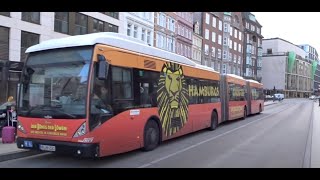 BiArticulated Buses in Hamburg Germany Threepiece BiGelenkbusse in Hamburg Deutschland 2017 [upl. by Nilesoy]