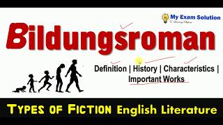 Bildungsroman English Literature Novel Hindi  Bildungsroman Fiction [upl. by Marcellus]