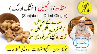 Sonth  Zanjabeel Ke Fayde  Dried Ginger Health Benefits for Stomach Constipation and Male Power [upl. by Noyr481]