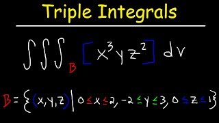 Triple Integrals  Calculus 3 [upl. by Aivartal]