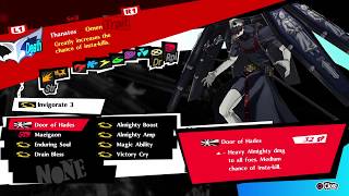 Thanatos Almighty Omen Build Persona 5 Royal DLC [upl. by Gottuard27]