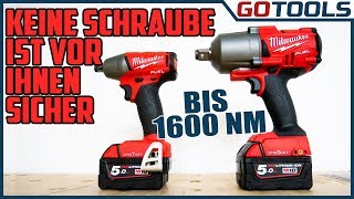 Milwaukee 18V Akku  Schlagschrauber M18ONEIWF12 amp M18ONEFHIWF34 [upl. by Tobe]